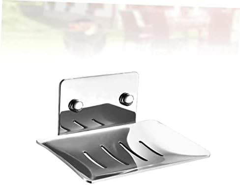 HOLIDYOYO Modern Design Stainless Steel Soap Dish Holder