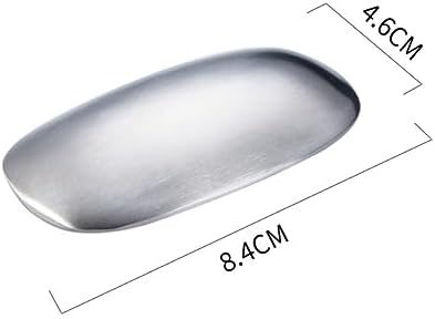 Stainless Steel Odor Absorber Soap Bar with Holder