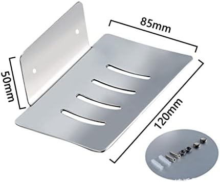 HOOTNEE Wall Mount Soap Holder Stainless Steel Draining Dish