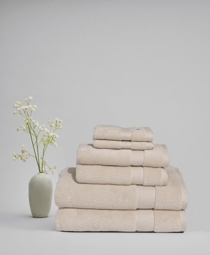 ROYAL VELVET Ivory Cotton Towel Set 6 Piece