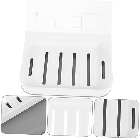 LIFKICH 1Set Absorbent Soap Dish Wall-Mounted Holder