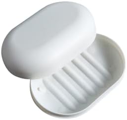 Portable Bar Soap Holder Travel Soap Container White
