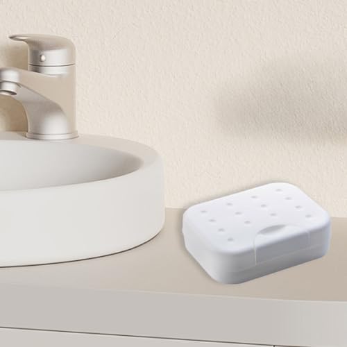 Leakproof Travel Soap Case with Lid and Drainage