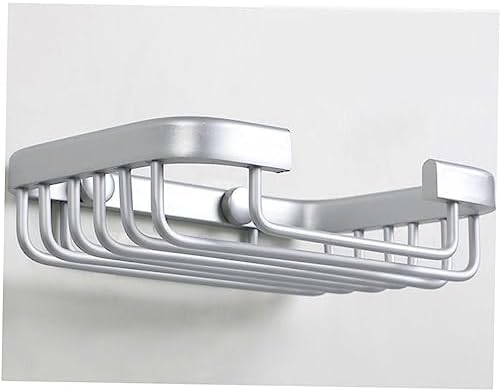 Modern Brushed Aluminum Soap Holder Organizer 1