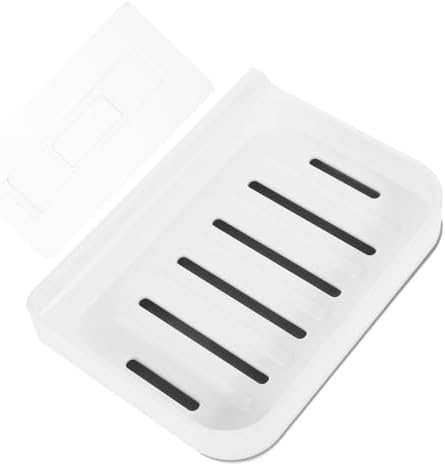 RORPOIR 1set Absorbent Soap Dish Wall Mount Fast Drying Bathroom Holder