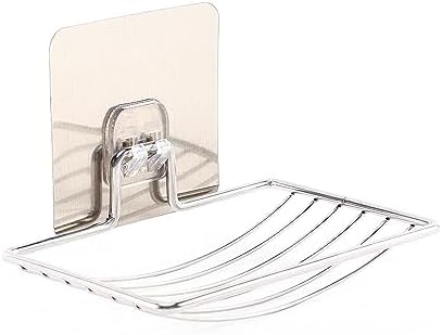 Stainless Steel Suction Soap Holder for Bathroom and Kitchen