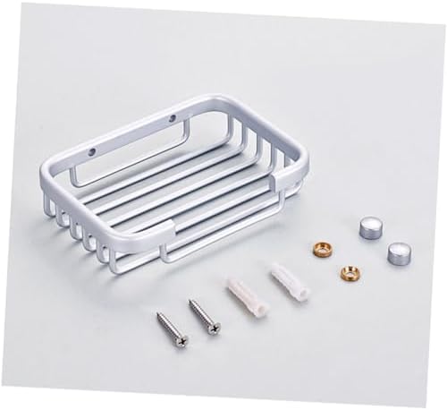 Modern Brushed Aluminum Soap Holder Organizer 1
