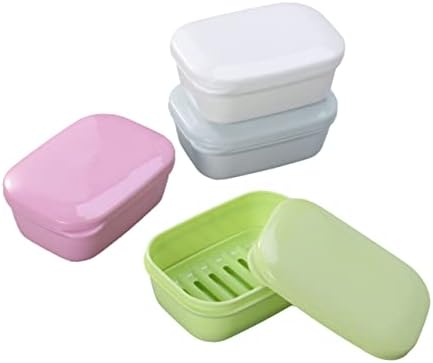 LIFKICH Portable Leakproof Soap Dish with Drain
