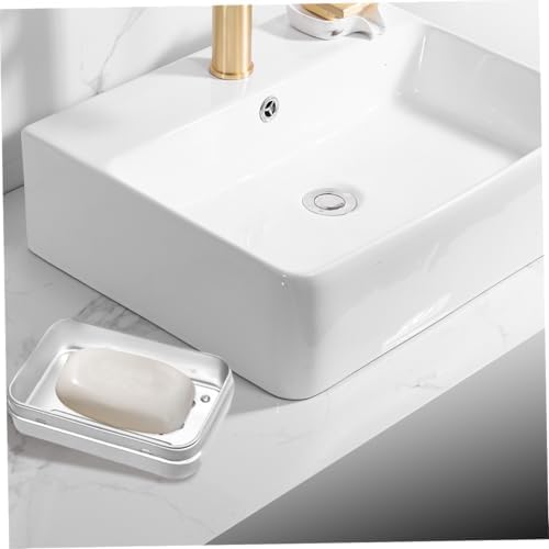 Stainless Steel Soap Holder with Self-Draining Lid for Travel and Bathroom