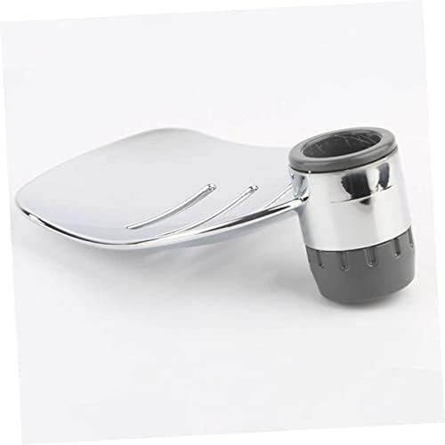 2pcs Silver Soap Holder Hollow Drain Design for Bathroom and Kitchen