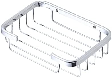 Modern Brushed Aluminum Soap Holder Organizer