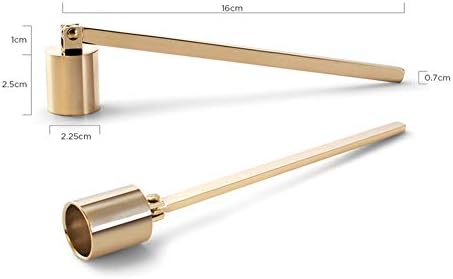 AimtoHome Candle Snuffer 63 Inch Long Black Stainless Steel Wick Extinguisher