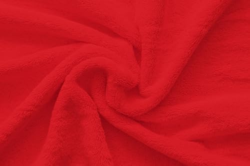 American Veteran 4 Pack Turkish Bath Towels Red