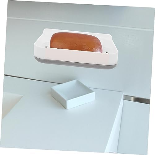 LIFKOME Wall Mount Soap Holder Diatomite Absorbent Dish