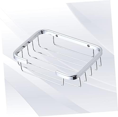 Brushed Aluminum Soap Rack with Sponge Holder and Storage Baskets