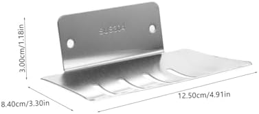 Stainless Steel Wall Mount Soap Dish for Bar Soap No Drilling Required