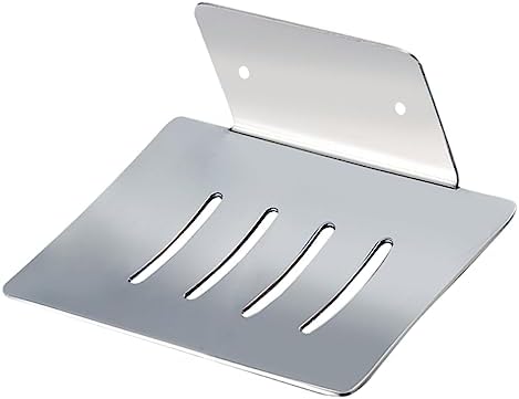 HOLIDYOYO Stainless Steel Soap Dish Holder for Bathroom Kitchen