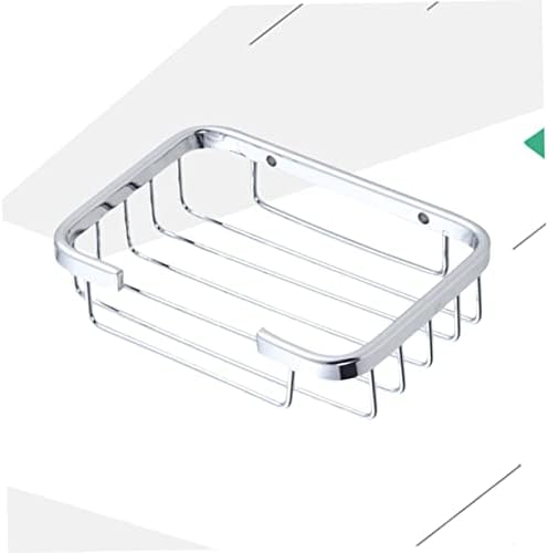 Modern Brushed Aluminum Soap Holder Organizer