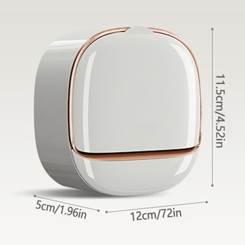 Wall-Mounted Soap Holder with Drain Tray - White 1