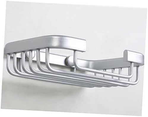 Wall Mount Soap Holder Brushed Aluminum Bath Organizer