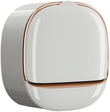 Wall-Mounted Soap Holder with Drain Tray - White 1