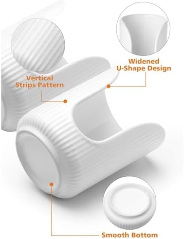 AOIROE Plastic Bathroom Cup Dispenser with Vertical Stripes