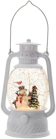 Dyncan Festive LED Christmas Lantern with Snowman Tree 1