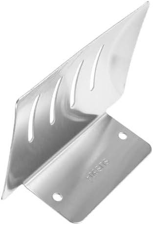 Amosfun Bar Soap Dish Holder Wall-Mounted Drainage Soap Rack Easy Install