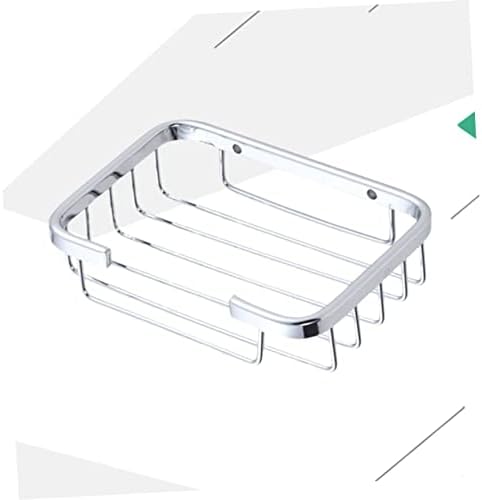 Wall Mount Soap Holder Brushed Aluminum Bath Organizer