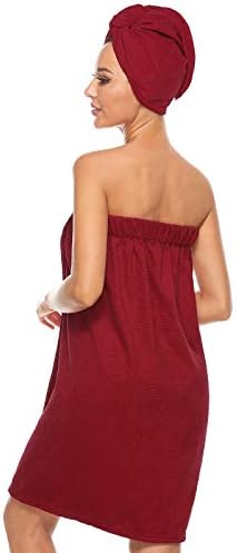 Orrpally Women Adjustable Bathrobe with Velcro Closure