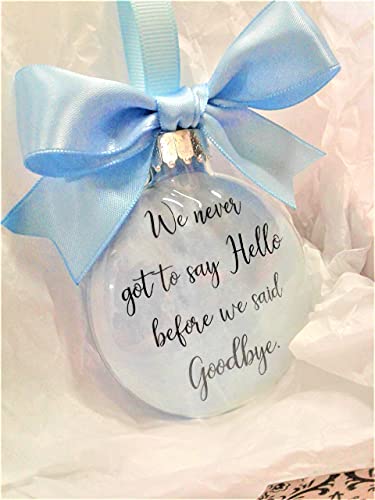 Pregnancy Loss Memorial Ornament for Baby Boy 1