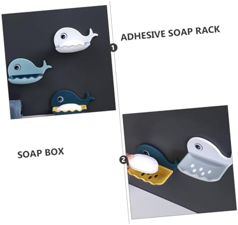Whale Shaped Wall Mounted Soap Dish Holder 1