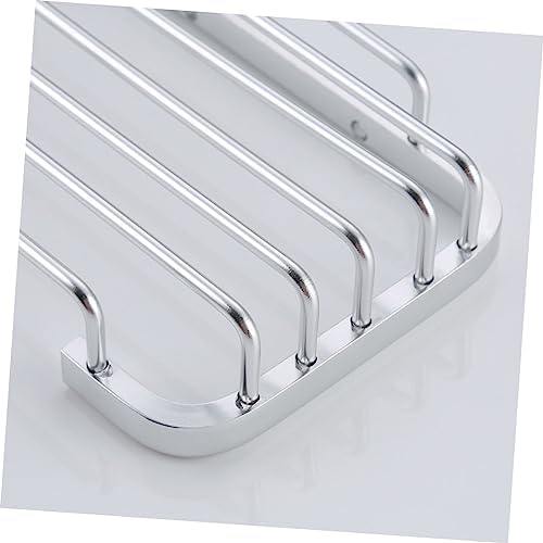MAGICLULU Aluminium Soap Dish Holder with Drain Silver Finish