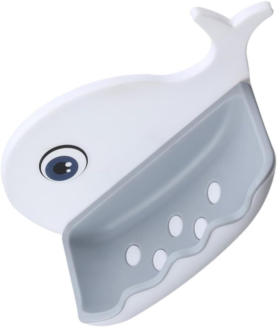 Whale Shaped Wall Mounted Soap Holder