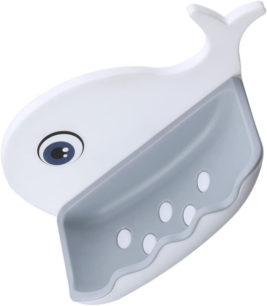 IMIKEYA Whale Shape Soap Holder Wall Mount