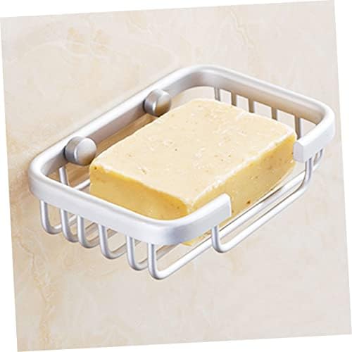 Modern Brushed Aluminum Soap Holder Organizer 1