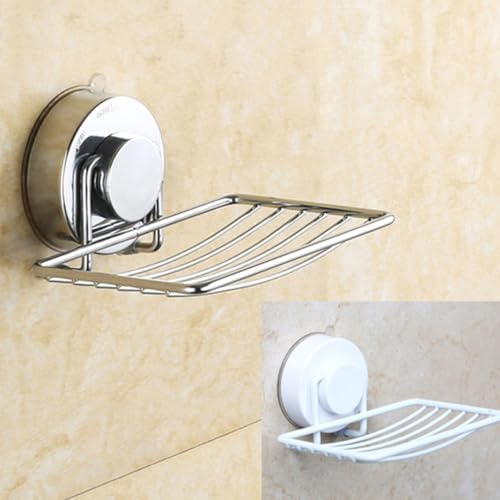 Ciieeo Punch-Free Soap Dish Holder with Suction Cup