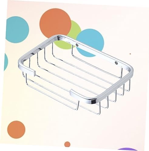 Modern Brushed Aluminum Soap Holder Organizer