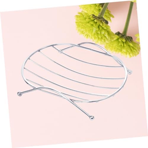 PRETYZOOM Wall-Mounted Soap Dish No Drill Oval Design