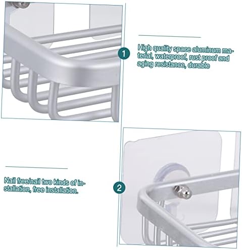 COOLHIYA 1set Wall Mount Soap Holder