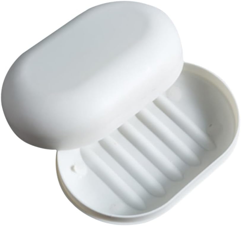 Portable Bar Soap Holder Travel Soap Container White