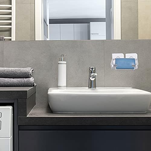 UTHCLO 1set Self-Draining Aluminum Soap Holder