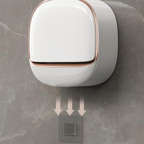 Wall-Mounted Soap Holder with Drain Tray - White 1