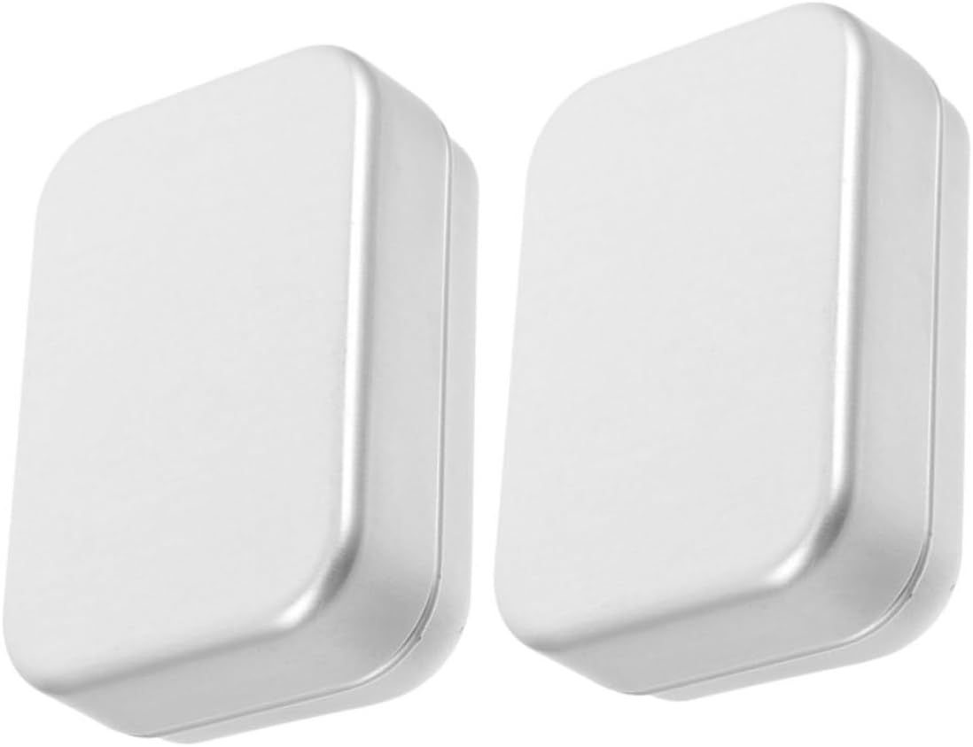 Zerodeko 2Pcs Aluminum Travel Soap Dish with Leak-Proof Lid