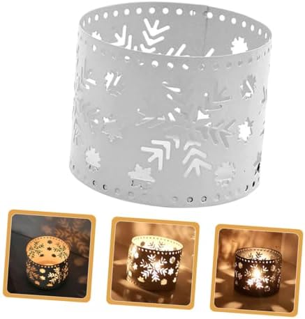 Iron Christmas Candleholder Snowflake Home Decor