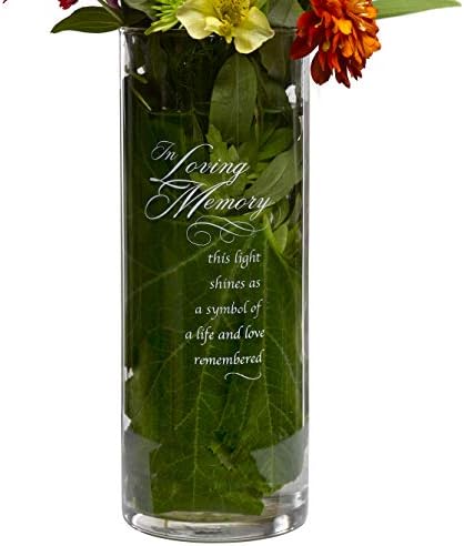 In Loving Memory Candlestick Holder 9x3 Inches