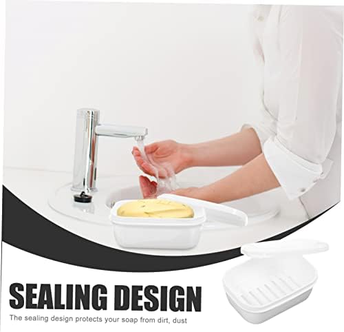 Alipis Compact Travel Soap Storage Box