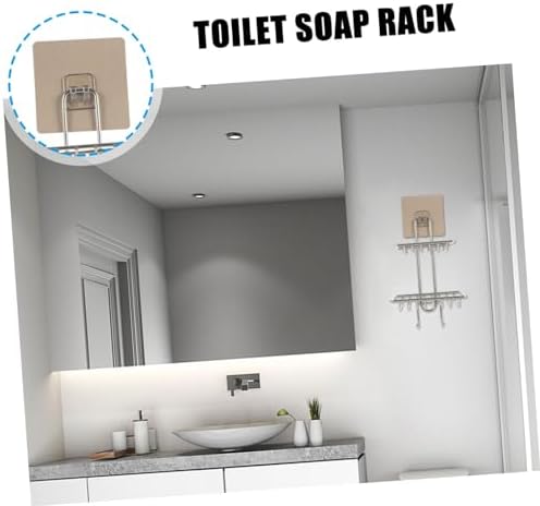 Modern Wall Mount Soap Holder Stainless Steel Double-Deck