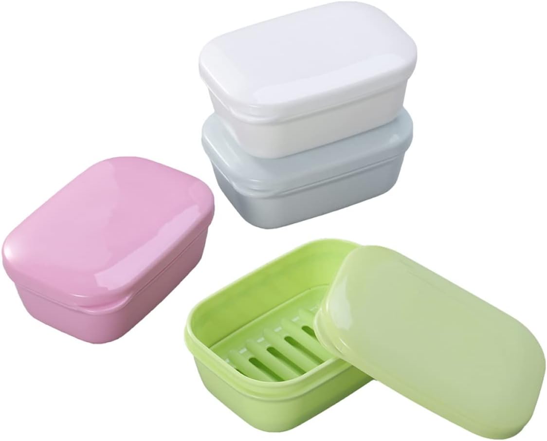 Portable Leakproof Soap Case for Bathroom Shower Travel Outdoor Use