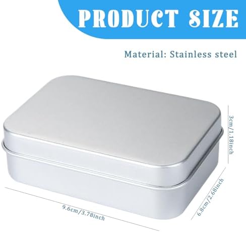 Stainless Steel Soap Dish with Secure Lid and Self-Draining Design